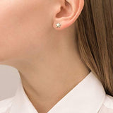 Moon Star Silver Stud Earrings Silver Crescent Moon and Star Stud Earrings for Women Men Girls