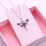925 Sterling Silver Oxidized Red Heart Cz Cross Pendant Necklace for Women Girlfriend Daughter Mother
