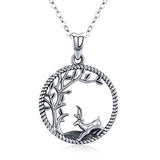 Wholesale Deer Tree Of Life  Necklace