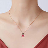Bear Gifts for Women 925 Sterling Silver Bear Pendant Necklace for Women