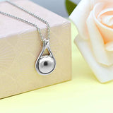 S925 Sterling Silver Urn Jewelry Pendant Necklace For Women