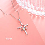 925 Sterling Silver Mother Celtic Cross Pendant Necklace for Women Girlfriend Daughter Mother