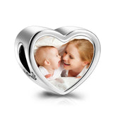 Baby Mother Father Pictures Beads Family Children Love Silver Beads