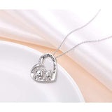 925 Sterling Silver Forever sisters Two Pigs Pendant Necklace for Women Girls Jewelry Birthday Gift