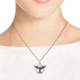 Amazing Rising Phoenix 925 Sterling Silver Pendant Necklace