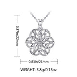 Sterling Silver Celtic Infinity Jewelry Celtic Knot Necklace for Women