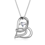 silver  Heart pendant necklace 