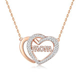 Silver Heart Pendant Necklace 