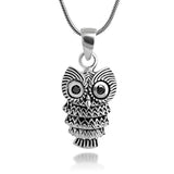 Eye Owl Pendant Necklace