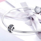 925 Sterling Silver Daisy Charm for Women Snake Bracelet Charm