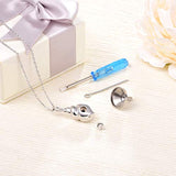 Beach Conch Urn Necklace S925 Sterlign Silver Cremation Ash Jewelry for Women