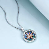 Compass Necklace for Women Inspirational Jewelry Gifts for Her