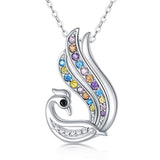 Silver Phoenix Necklace 