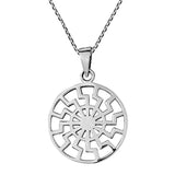 Wholesale Sun Wheel Pendants Necklace