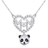 Silver Panda Necklace
