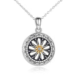 Silver Daisy  Locket Necklace That Holds Pictures Necklace