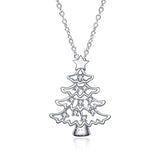  Silver Tree Pendant Necklace