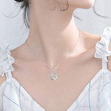925 Sterling Silver Cute Elephant Pendant Animal Jewelry Women Girls Ladies