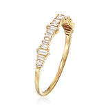 0.20 ct. t.w. Baguette Diamond Ring in 14kt Yellow Gold For Ladies