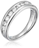 1/2 cttw Comfort Fit Diamond Fashion Wedding Ring in 14K White or Yellow Gold