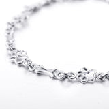 Paw and Bone Anklets 925 Sterling Silver Dog Bone Paw Print