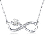  Silver Infinity Necklace