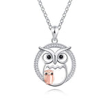 Wisdom Owl Pendant Necklace