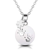 Harmony Bola Pregnancy Necklace & Lucky Clover Music Chime Pendant Wishing Ball