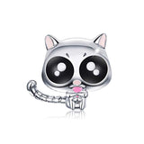 Silver Baby Cat Charms