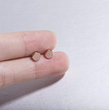 Gold Earrings for Women Tiny Dot Earrings Sterling Silver Earrings