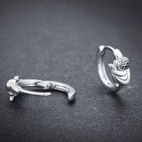 S925 Sterling Silver Sloth Earrings Huggie Hoop Earrings Jewelry Gifts for Women Teens