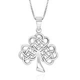 Celtic Shamrock Pendant Necklace