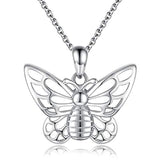 Silver Butterfly Cremation Jewelry