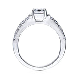  Promise Engagement  silver Ring