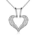 Silver Angel Wing Necklace  Pendant