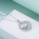 Sterling Silver Sea Turtle Necklaces, I Love You Forever  Necklace for Women, Mothers Birthday Gift