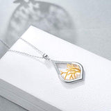 S925 Sterling Silver Tree of Life Pendant Necklace Jewelry for Women Teens Birthday Gift