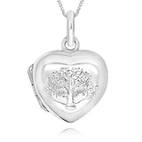 Tree of Life Heart Locket Necklace