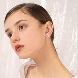 925 Sterling Silver Cat Stud Earrings for Women Girls