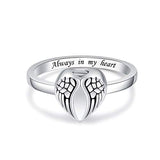 Angel Wings Urn Ring
