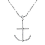 Ship Anchor Pendant Necklace