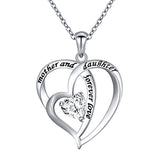 Mother and Daughter Forever Love Necklace 