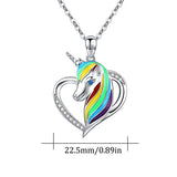Unicorn Necklace S925 Sterling Silver Unicorn Jewelry for  Women
