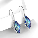 Mystic Topaz Dangle Earrings Women 925 Sterling Silver Mystic Rainbow Drop Earring Dangling Jewelry