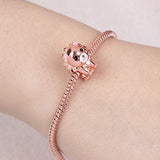 Handsome Lion Bead Charms Sterling Silver Lion Charms fit for Bracelet/Necklace Women Men