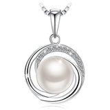 925 Sterling Silver Triple Heart Fashion Drop Necklace