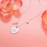 Sister Necklace Sister Gifts Real Sterling Silver Heart Pendant Necklace Sister Gifts from Sister