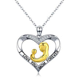 Wholesale  Love Heart Pendant Necklace f
