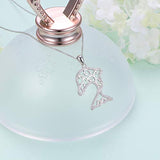 925 Sterling Silver Dolphin Necklace Sea Animal Tree of Life Jewelry Sea Lover Gifts for Women