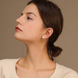 925 Sterling Silver White Opal Sunflower Hoop Earrings Jewelry for Women Teens Girls